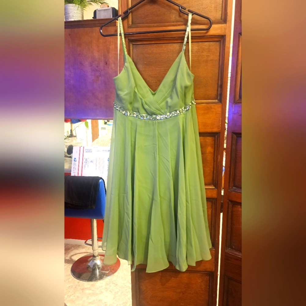 Eva Blue cute cocktail dress